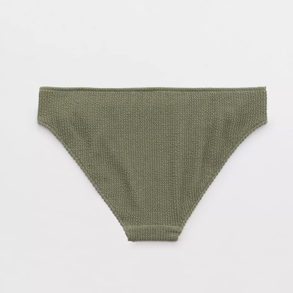 Aerie Shimmery Crinkle Full Coverage Bikini Bottom - Picture 2 of 5